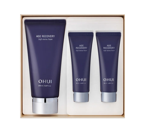 O HUI Age Recovery Soft Amino Foam Set (3 Items) May 2025 from Korea