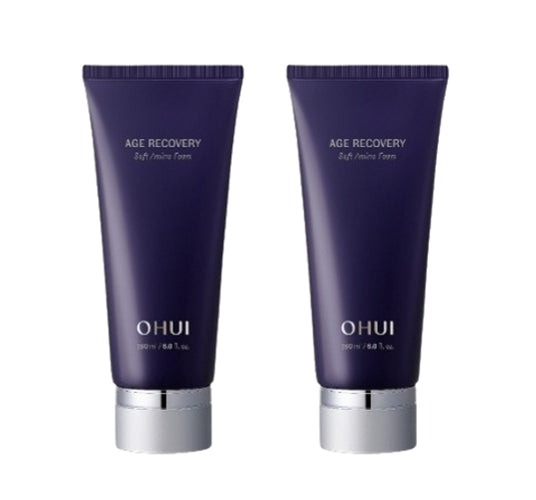 2 x O HUI Age Recovery Soft Amino Foam 180ml from Korea