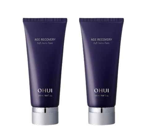 2 x O HUI Age Recovery Soft Amino Foam 180ml from Korea
