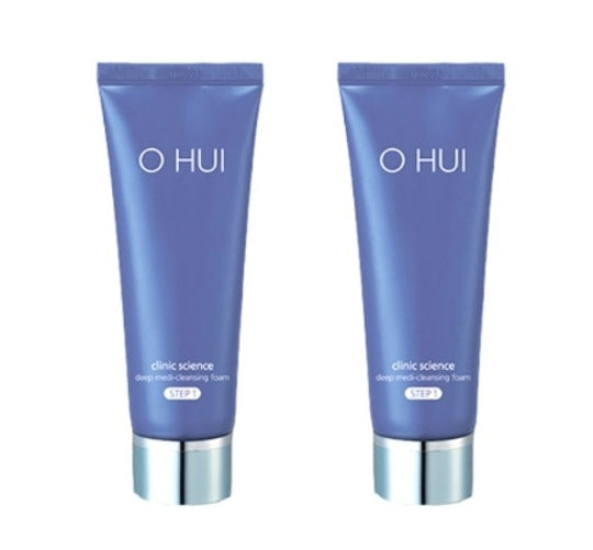 2 x O HUI Clinic Science Deep Medi-Cleansing Foam 120ml from Korea