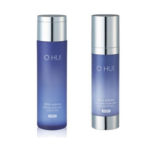 O HUI Clinic Science Medi Toner + Moisturizer Single Set (2 Items) from Korea