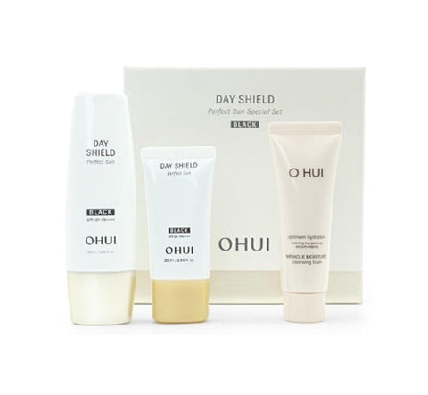 O HUI Day Shield Perfect Sun Black May 2024 Set (3 Items) from Korea