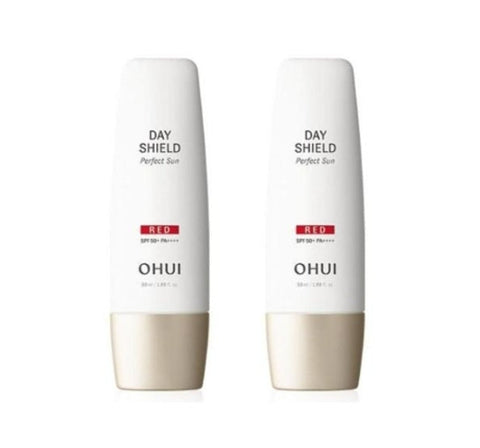 2 x O HUI Day Shield Perfect Sun Red SPF50+, PA++++ 50ml from Korea