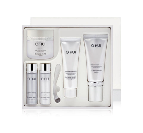 O HUI Extreme White April 2025 Set (5 Items) Brightening Skincare Kit from Korea