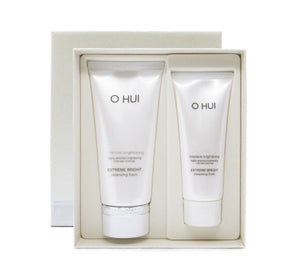 O HUI Extreme White Bright Cleansing Foam July 2024 Set (2 Items) from Korea