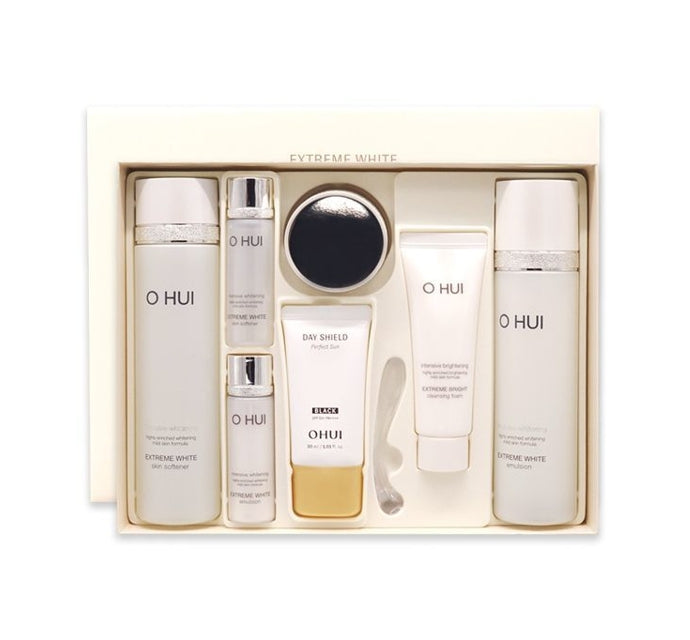 O HUI Extreme White June 2025 Set (7 Items) Brightening Kit from Korea