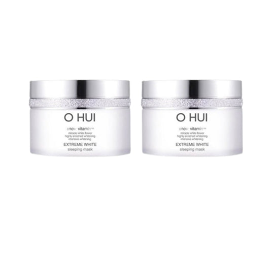 2 x O HUI Extreme White Sleeping Mask 100ml from Korea