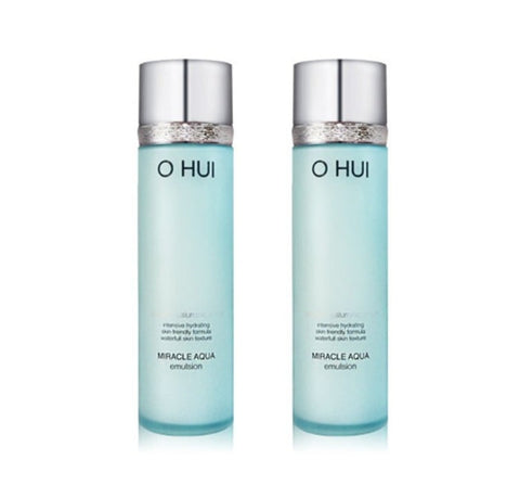 2 x O HUI Miracle Aqua Emulsion 130ml from Korea