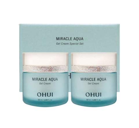 O HUI Miracle Aqua Gel Cream July 2025 Set (2 Items) from Korea