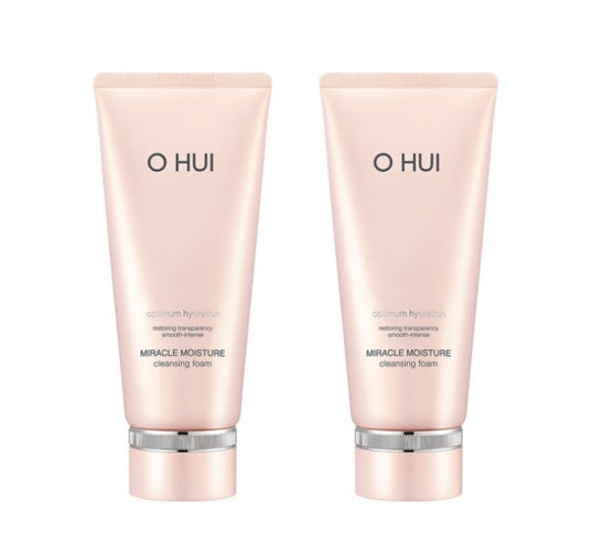 2 x O HUI Miracle Moisture Cleansing Foam 200ml from Korea