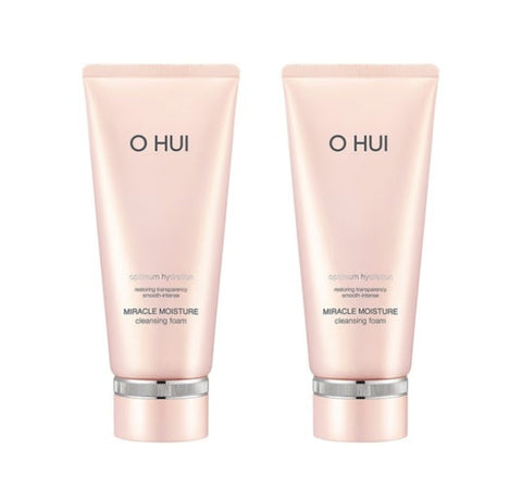 2 x O HUI Miracle Moisture Cleansing Foam 200ml from Korea