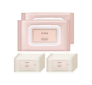 O HUI Miracle Moisture Cleansing Sheet Dec. 2024 set (2 Items) + Samples(60ea) from Korea