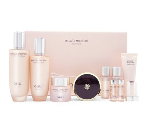 O HUI Miracle Moisture Pink Barrier Nov. 2024 Set (9 Items) from Korea