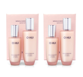 2 x OHUI Miracle Moisture Pink Barrier Skin Softener June 2025 Set (2 Items) from Korea
