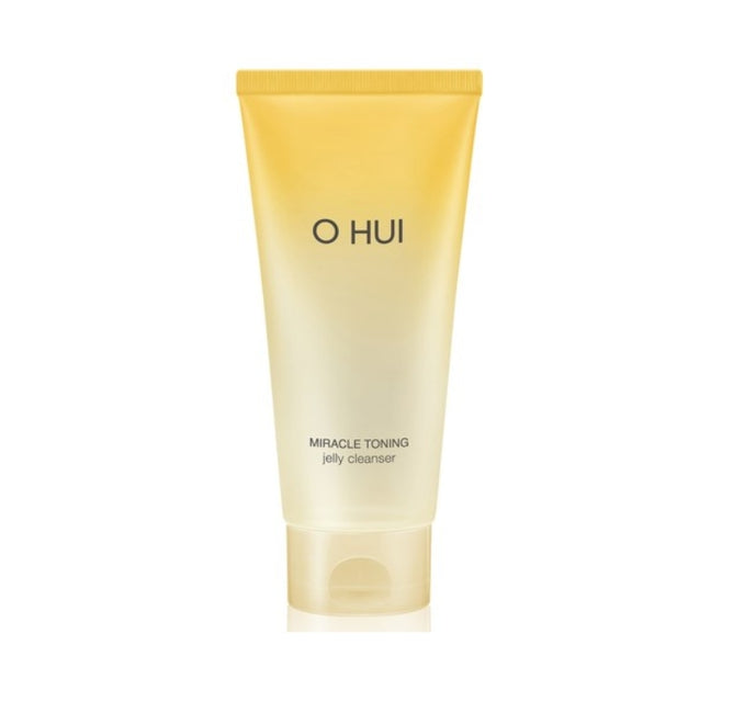 OHUI Miracle Toning Jelly Cleanser 180ml – Brightening Gel Wash from Korea