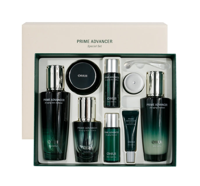 OHUI Prime Advancer De-Aging Special Set (8 Items) Aug. 2026 from Korea