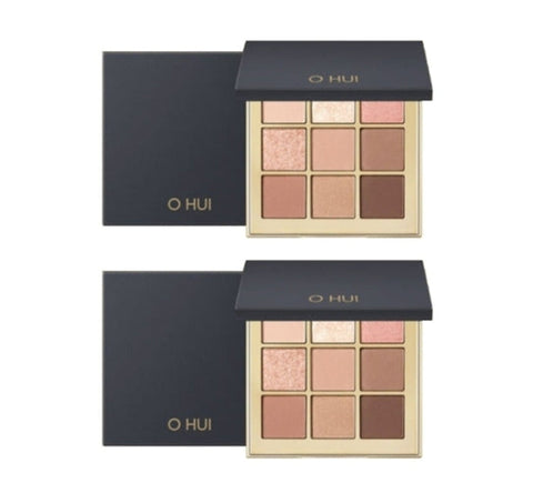 2 x O HUI Real Color Eye Shadow 5.4g #1 #2 from Korea