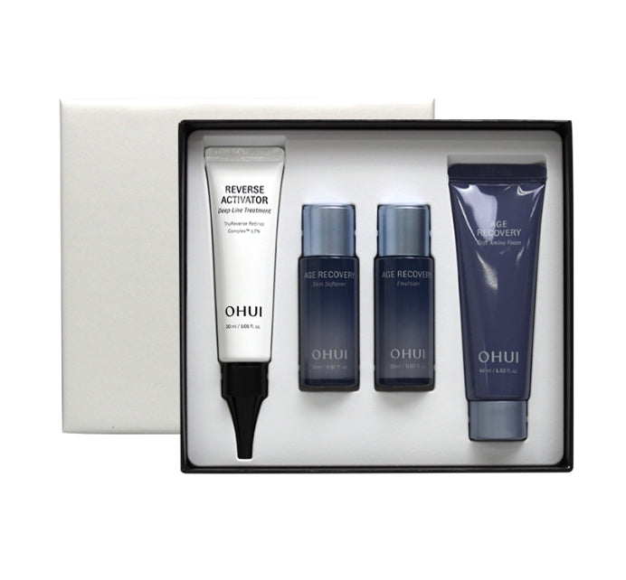 O HUI Reverse Activator Deep Line Treatment Set (4 Items) May 2025 from Korea