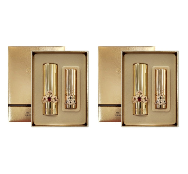 2 x O HUI The first Geniture Lip Stick Coral July 2025 Set (2 Items) from Korea