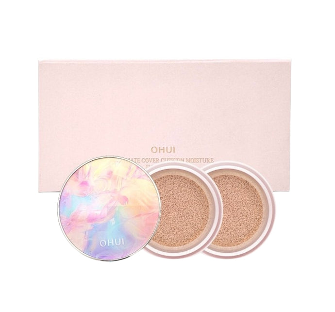 OHUI Ultimate Cover Cushion Moisture Flower Edition #1 Set (3 Items) May 2025 from Korea
