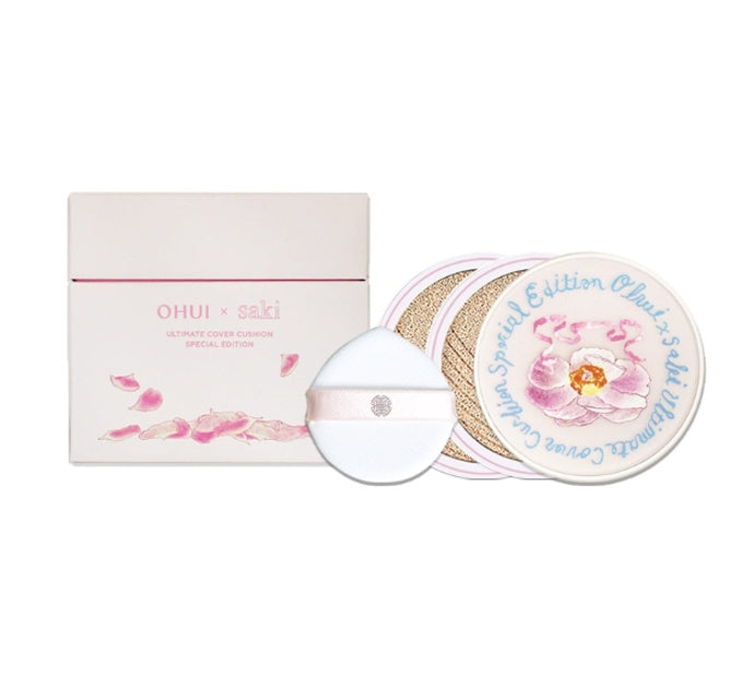 O HUI Ultimate Cover Lifting Cushion #1 Flower Edition Nov. 2024 Set (3 Items) from Korea