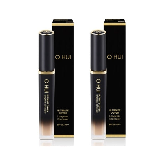 2 x O HUI Ultimate Cover Longwear Concealer 7ml Milk Beige from Korea