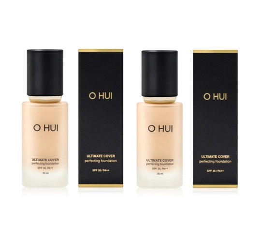 2 x O HUI Ultimate Cover Perfecting Foundation 30ml 4 Colours from Korea