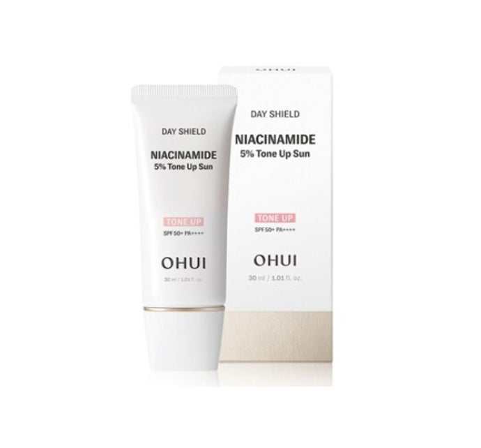 OHUI Day Shield Niacinamide 5% Tone-Up Sun SPF50+ PA++++ 30ml from Korea