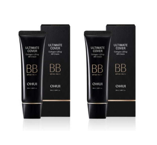 2 x OHUI Ultimate Cover Collagen Lifting BB Cream 50 mL SPF50+/PA+++ July 2025 from Korea