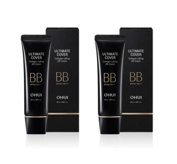 2 x OHUI Ultimate Cover Collagen Lifting BB Cream 50 mL SPF50+/PA+++ July 2025 from Korea by O HUI