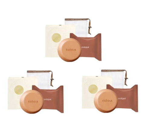 3 X OSEQUE Osec Hwangto Signature Soap Bar, Natural Five-colored Clay Cleansing Soap 100g from Korea Copy) (Copy)