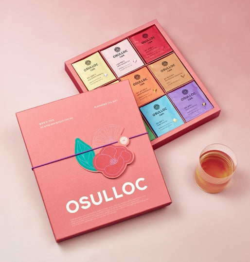 Osulloc Blooming Tea Gift Set, 36 tea bags (9 Flavors X 4ea), from Korea by OSULLOC