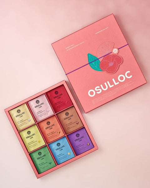Osulloc Blooming Tea Gift Set, 36 tea bags (9 Flavors X 4ea), from Korea by OSULLOC
