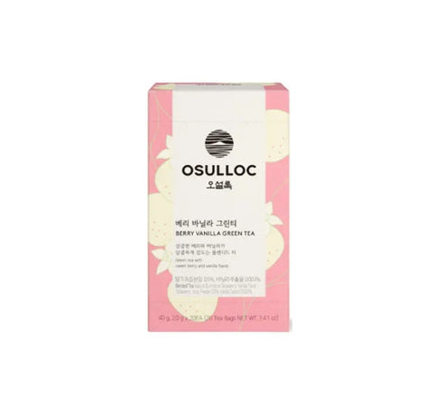 OSULLOC Berry Vanilla Green Tea, 20 tea bags from Korea by OSULLOC