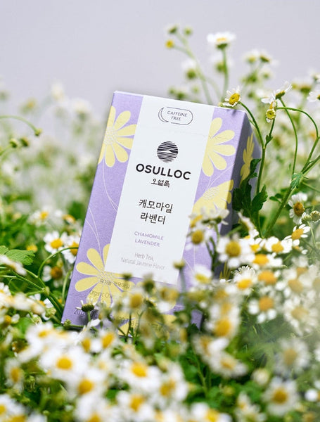 3 x [Caffeine Free] OSULLOC Chamomile Lavender, 20 Tea Bags from Korea