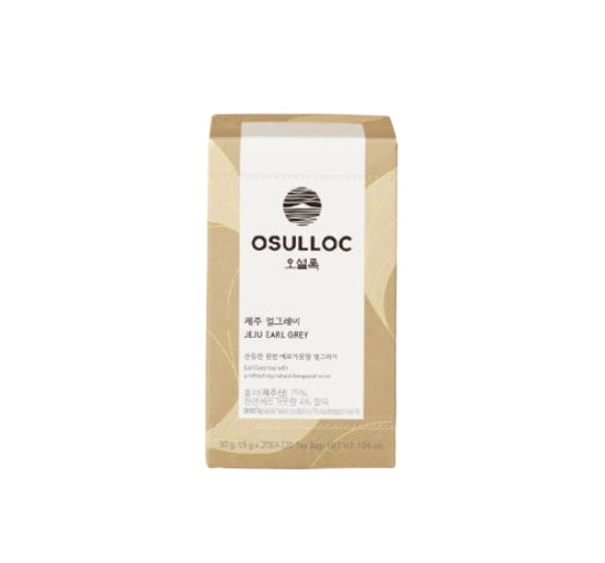 OSULLOC Jeju Earl Grey, 1 Box 20 tea bags, from Korea by OSULLOC
