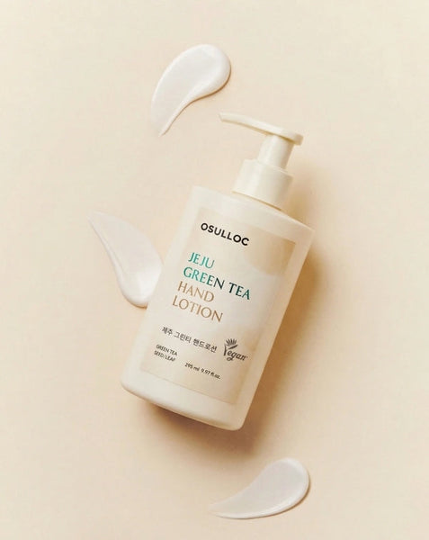 OSULLOC Jeju Green Tea Hand Wash 295ml + Jeju Green Tea Hand Lotion 295ml from Korea
