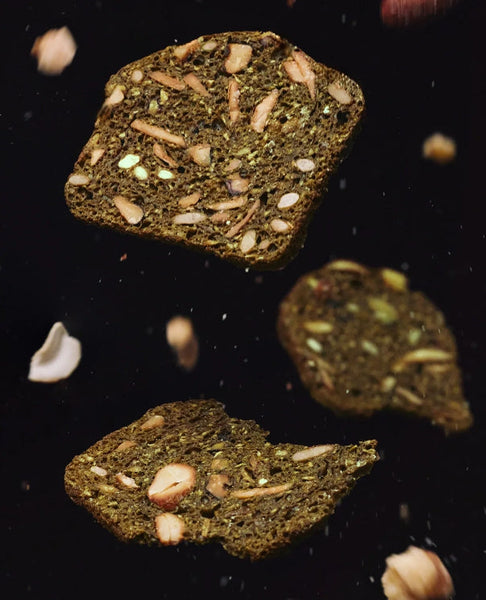 2 x OSULLOC Matcha Biscotti Chip 100g - Premium Green Tea Biscotti Snack from Korea