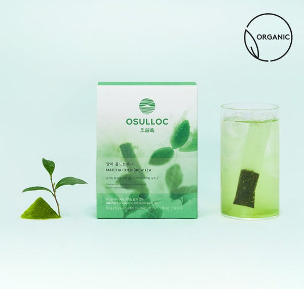 2 x OSULLOC Matcha Coldbrew Tea, 20 Tea Bags from Korea