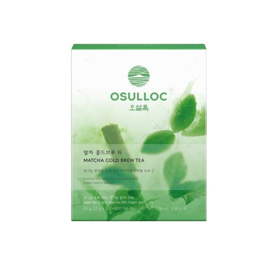 OSULLOC Matcha Coldbrew Tea, 20 Tea Bags from Korea