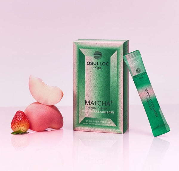 OSULLOC Matcha Plus Collagen, 10 Sticks from Korea