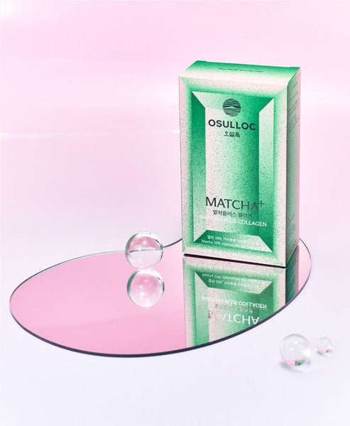 3 x OSULLOC Matcha Plus Collagen, 10 Sticks from Korea