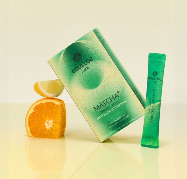 3 x OSULLOC Matcha Plus Theanine 10 Sticks from Korea