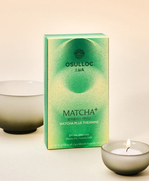 3 x OSULLOC Matcha Plus Theanine 10 Sticks from Korea
