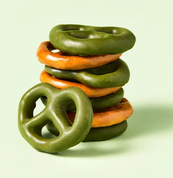 OSULLOC Matcha Pretzel Set, 3 Packs, from Jeju from Korea_KT