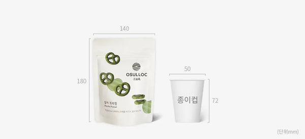 3 X OSULLOC Matcha Pretzel 70g from Korea by OSULLOC
