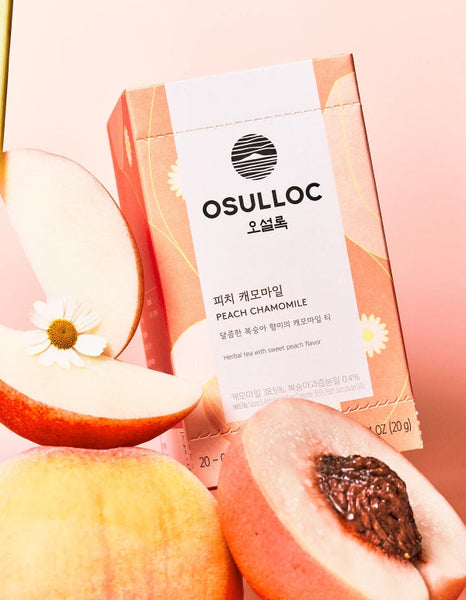 OSULLOC Peach Chamomile, 1 Box X 20 tea bags, from Korea by OSULLOC