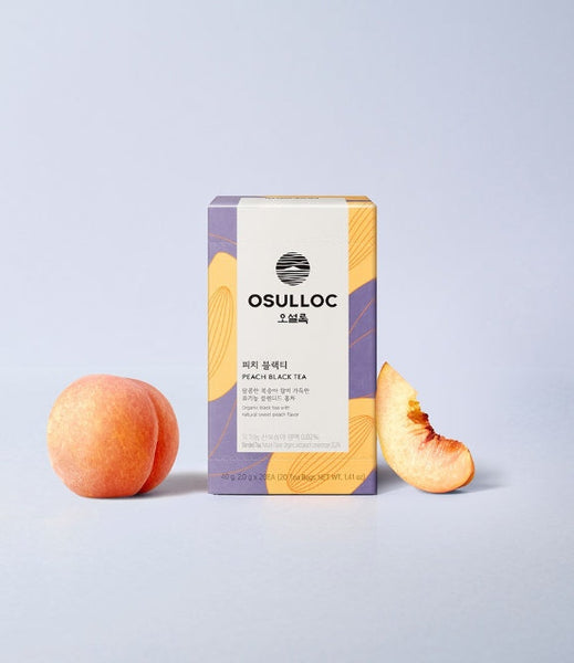 OSULLOC Peach Black Tea, 1 Box 20ea, from Korea by OSULLOC