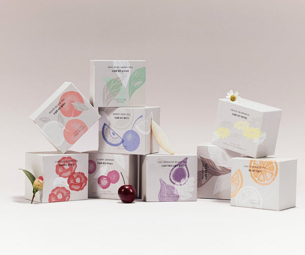 OSULLOC Premium Tea Collection 90 Gift Set (9 Flavors x 10 Tea Bags) from Korea