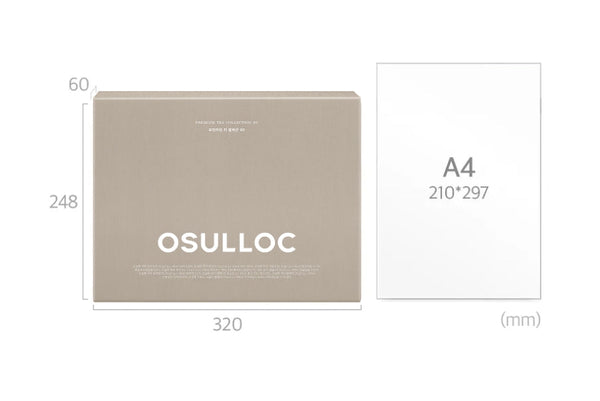 OSULLOC Premium Tea Collection 90 Gift Set (9 Flavors x 10 Tea Bags) from Korea